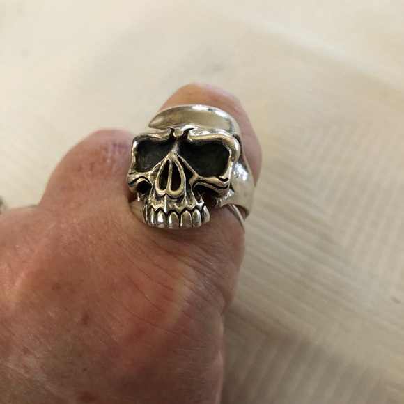 Men’s Skull Ring. 925 silver. Made in Mexico - Picture 6 of 6